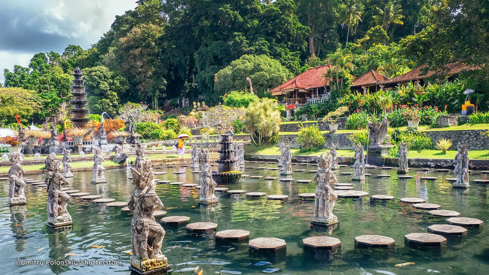 the beautiful of tirta gangga water palace